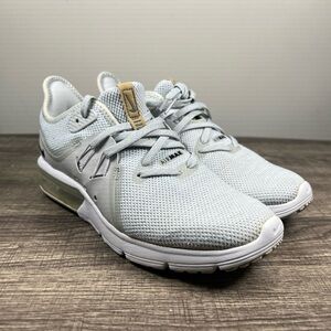 Size 6.5 - Nike Air Max Sequent 3 Pure Platinum Womens Shoes